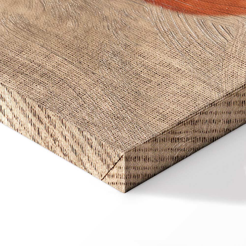 Black Stone Texture Abstract Canvas Print