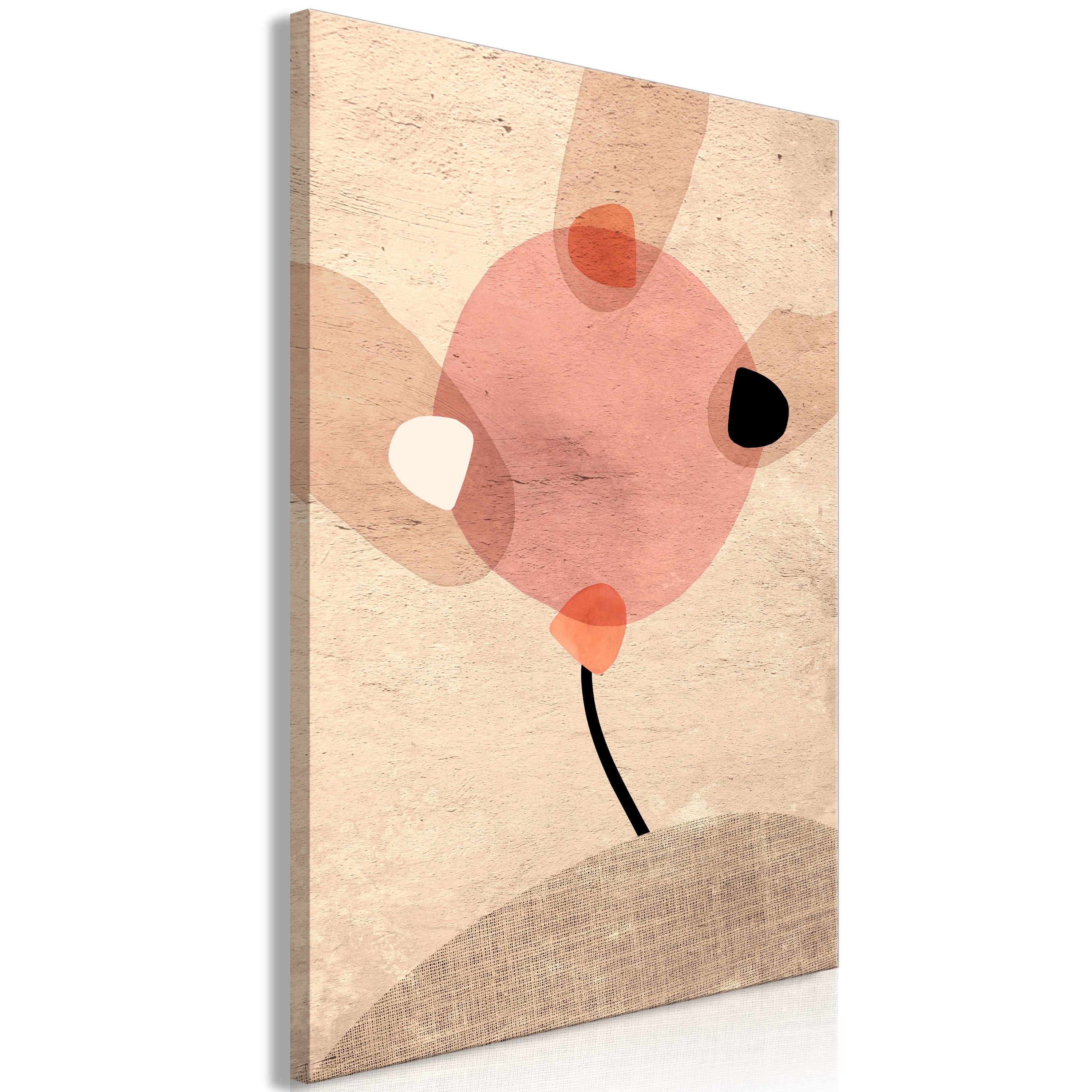 Stylish Vertical Canvas Print - Windmill on the Hill