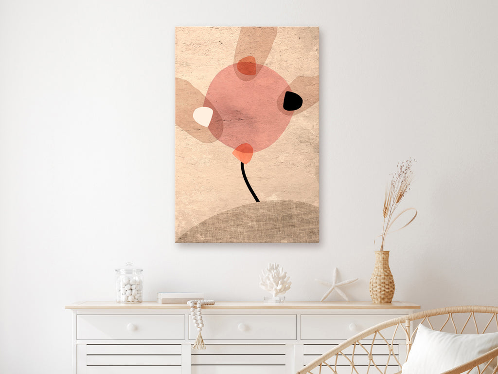 Stylish Vertical Canvas Print - Windmill on the Hill