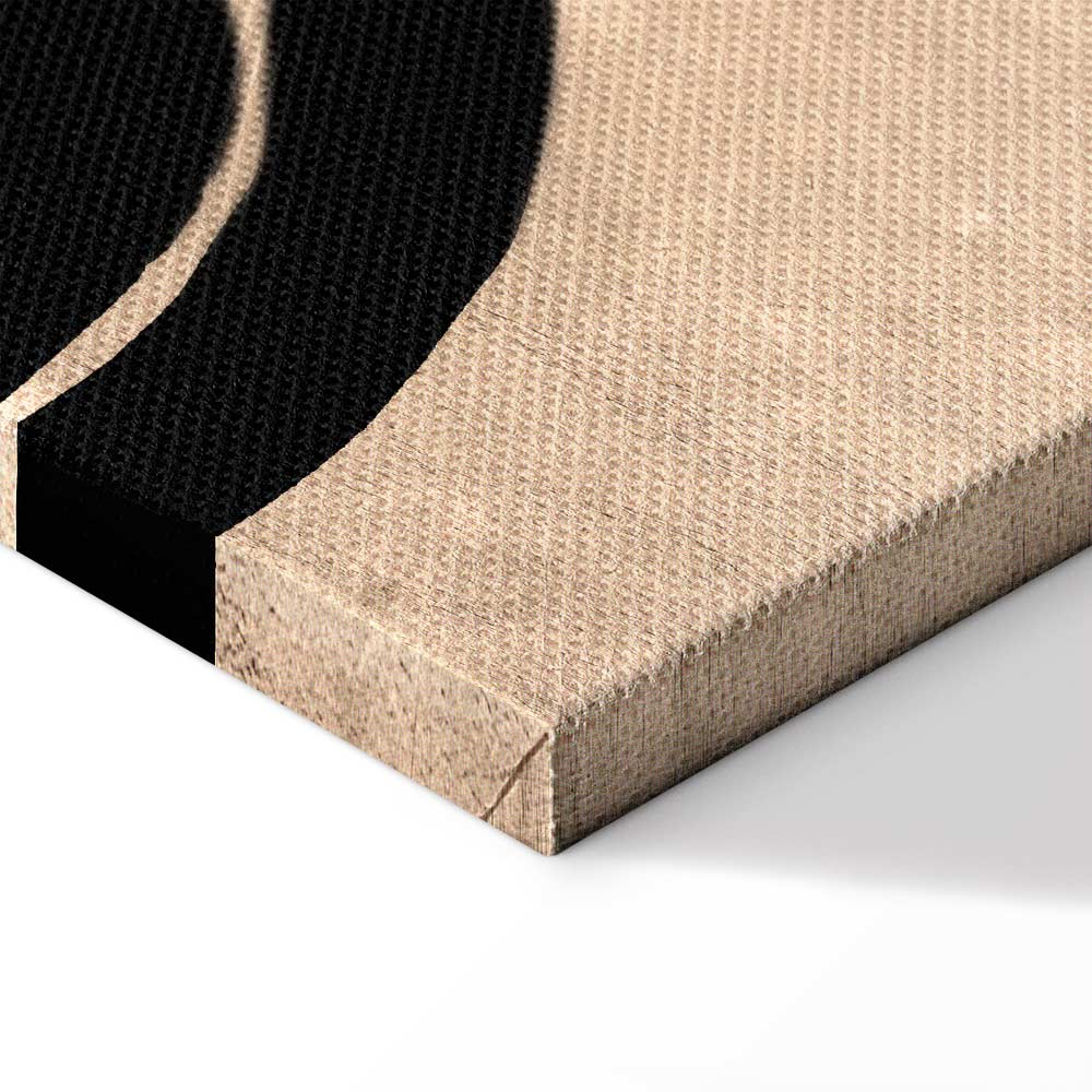 Abstract Circular Bridge Texture Canvas Print