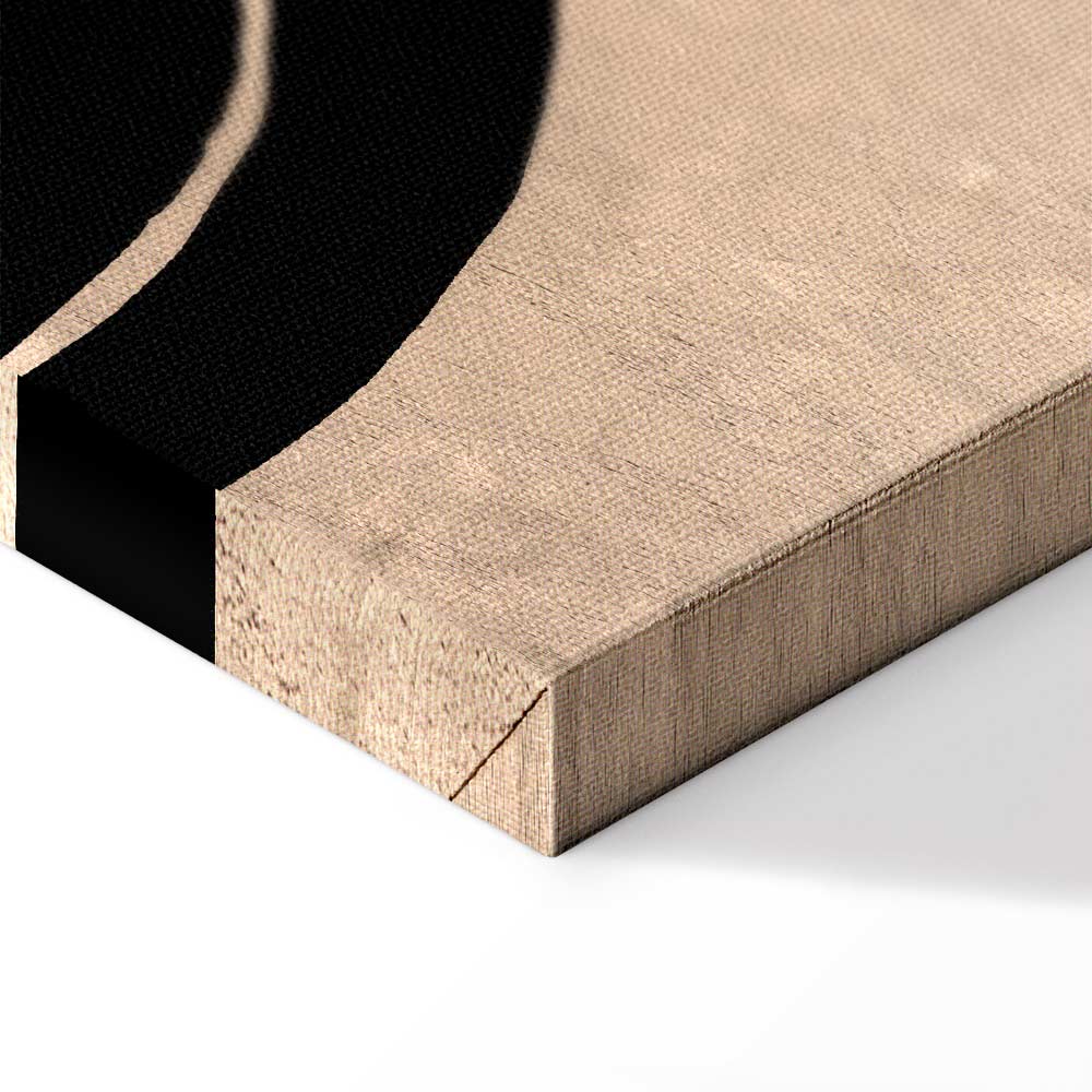 Abstract Circular Bridge Texture Canvas Print