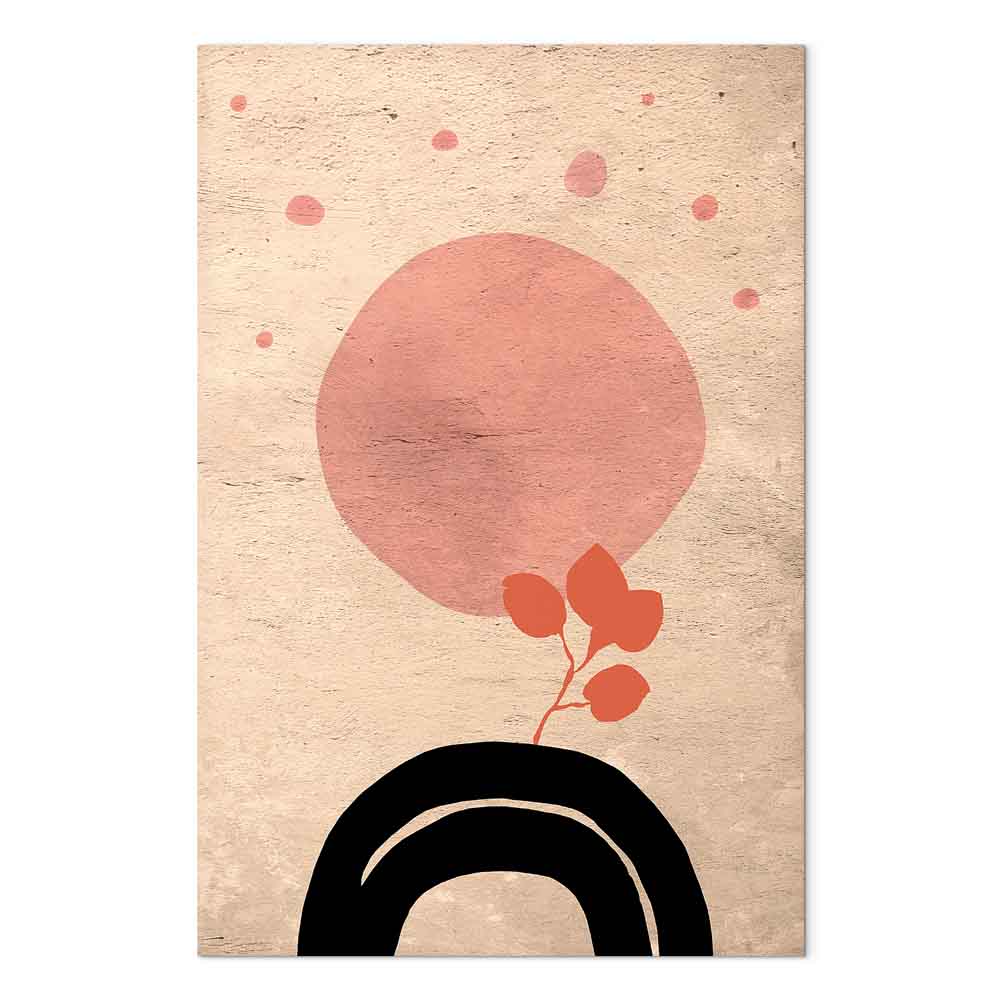 Abstract Circular Bridge Texture Canvas Print