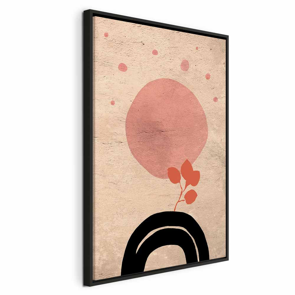 Abstract Circular Bridge Texture Canvas Print