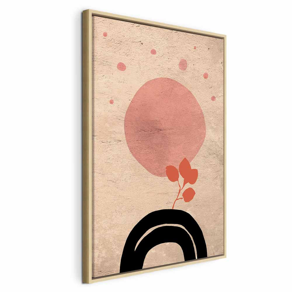 Abstract Circular Bridge Texture Canvas Print