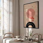 Abstract Circular Bridge Texture Canvas Print