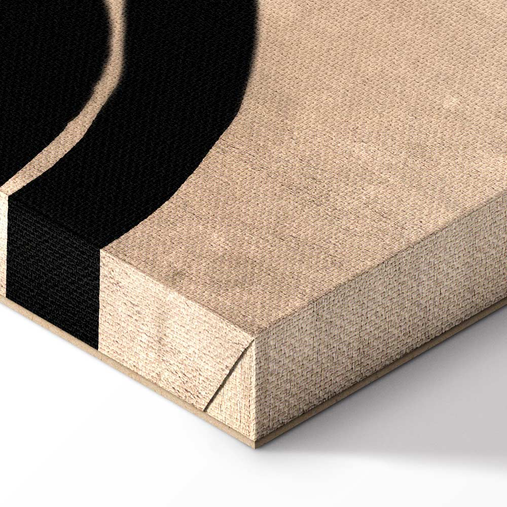 Abstract Circular Bridge Texture Canvas Print