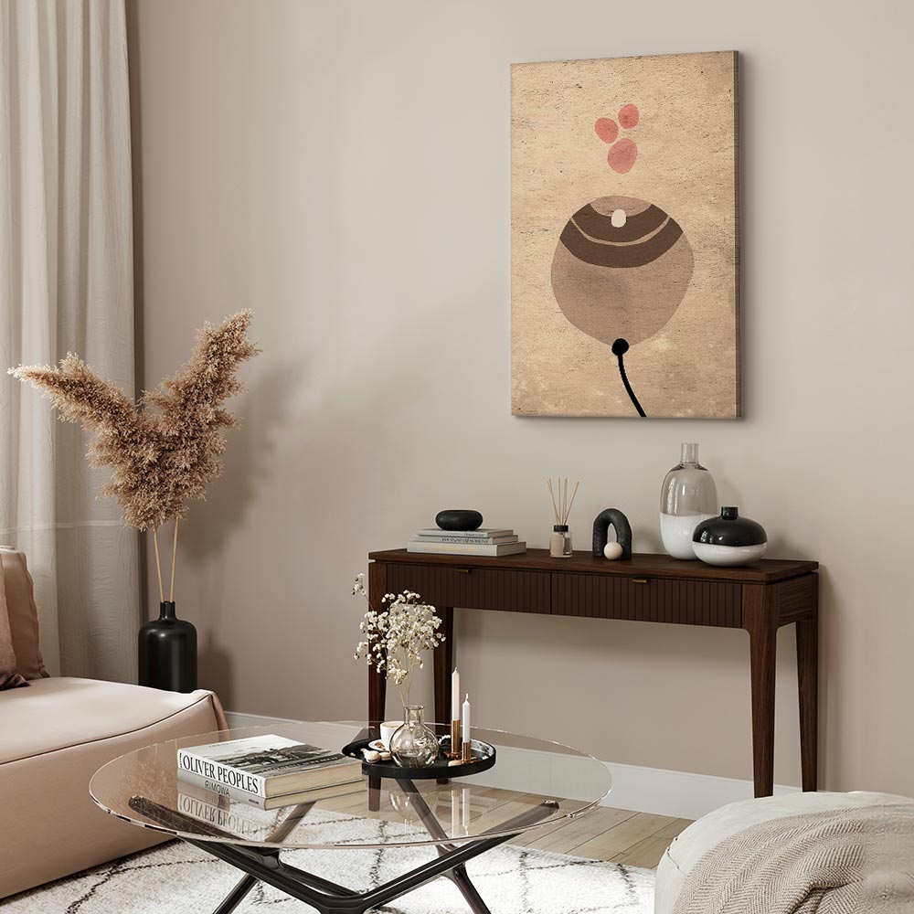 Sand Balloon Abstract Texture Canvas Print