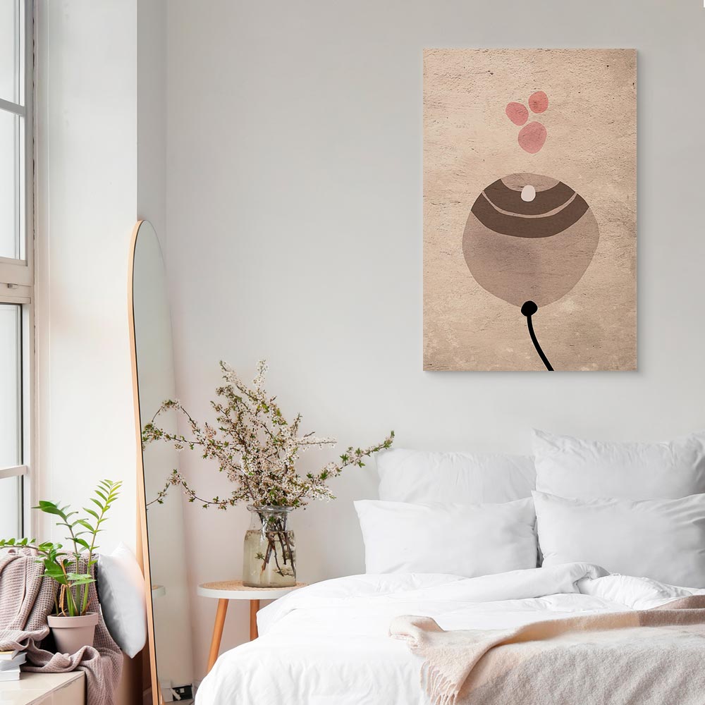 Sand Balloon Abstract Texture Canvas Print