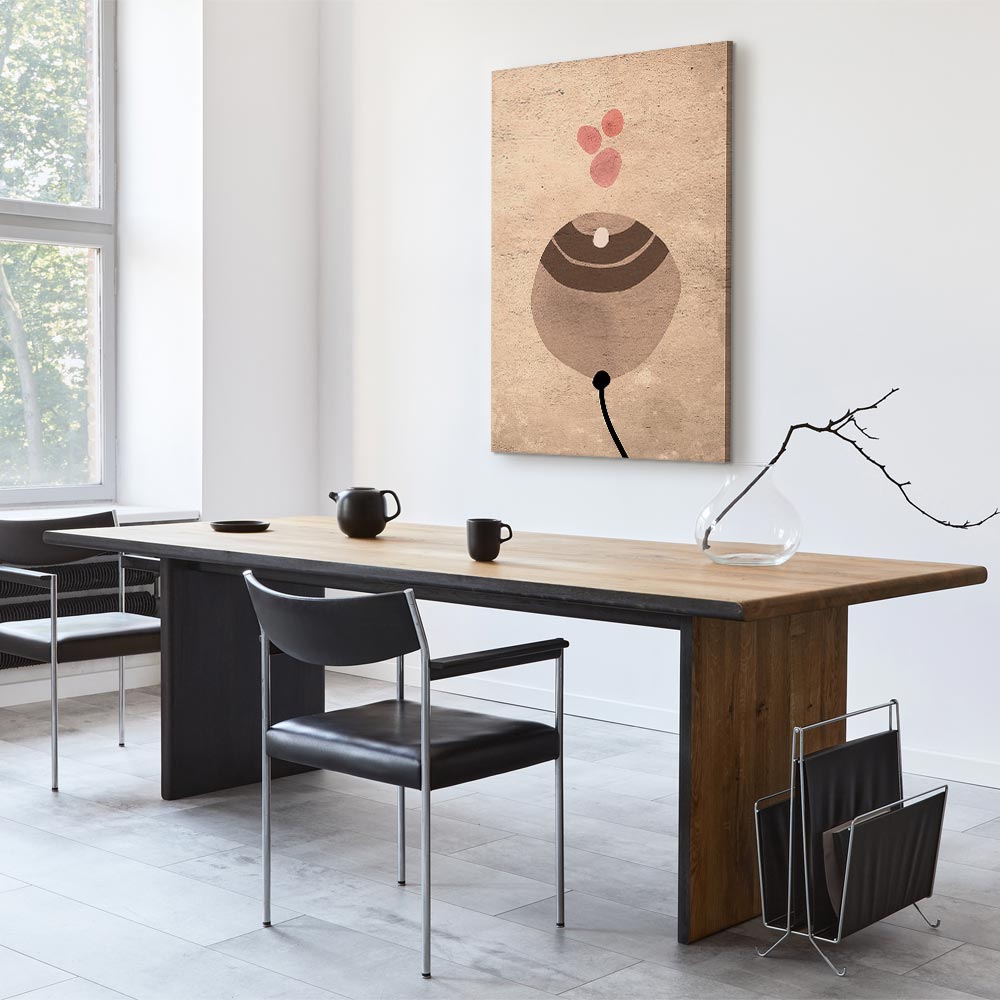 Sand Balloon Abstract Texture Canvas Print