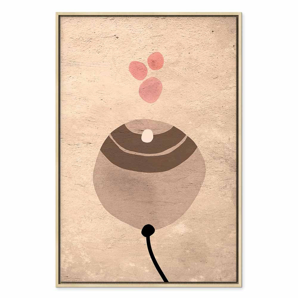 Sand Balloon Abstract Texture Canvas Print