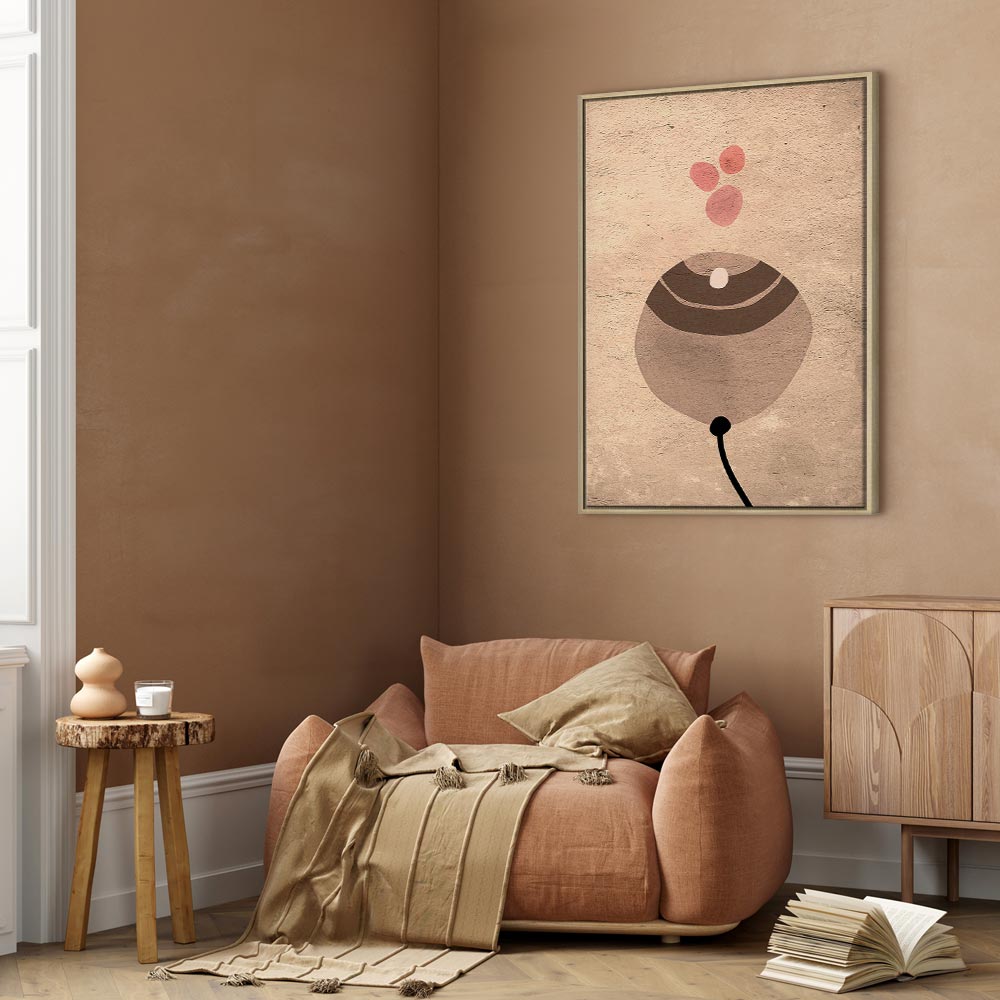 Sand Balloon Abstract Texture Canvas Print