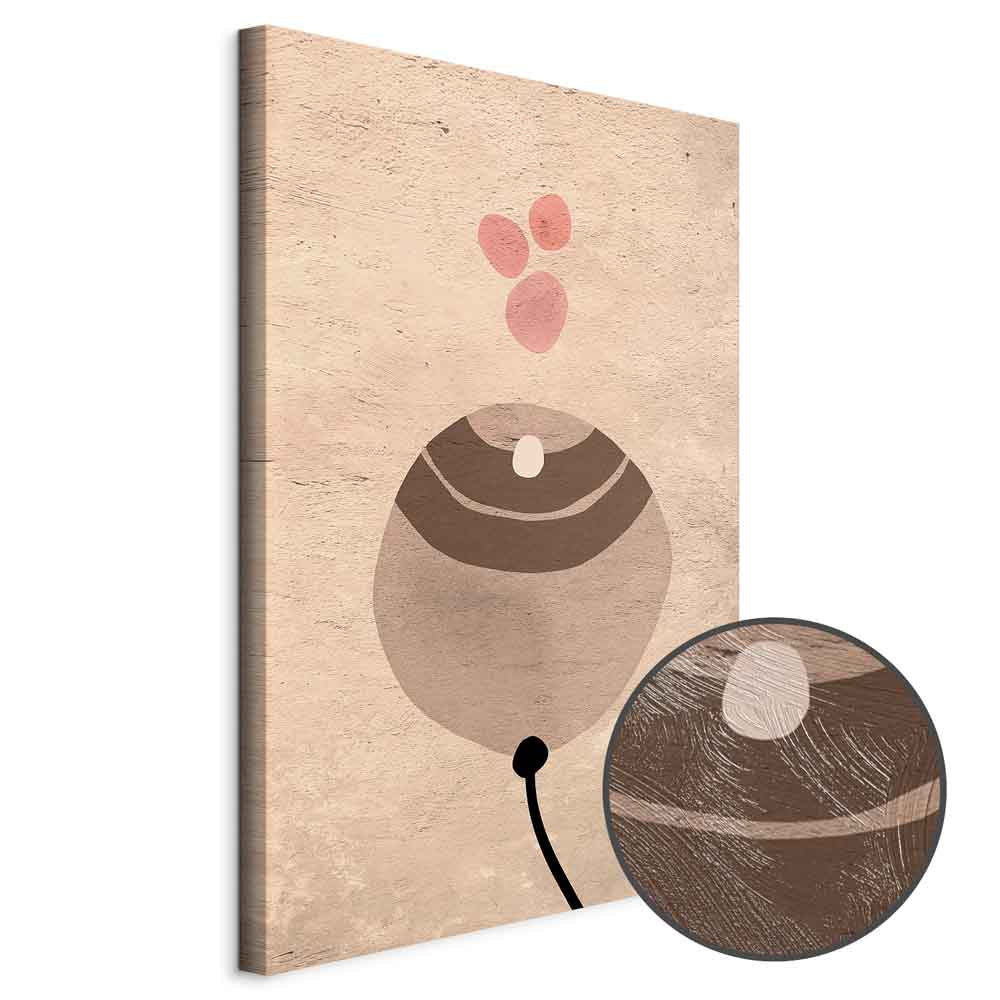 Sand Balloon Abstract Texture Canvas Print