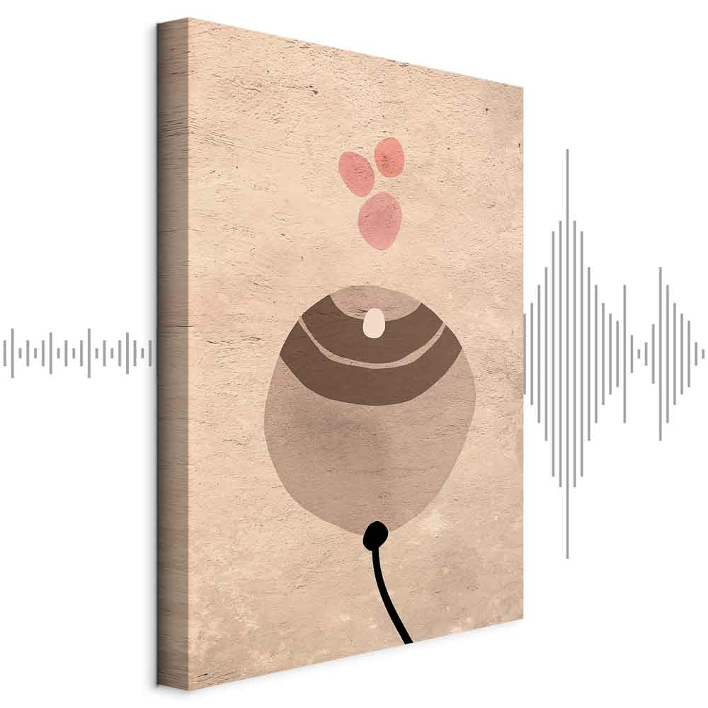 Sand Balloon Abstract Texture Canvas Print