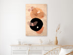 Canvas Print with Moon and Butterfly Art