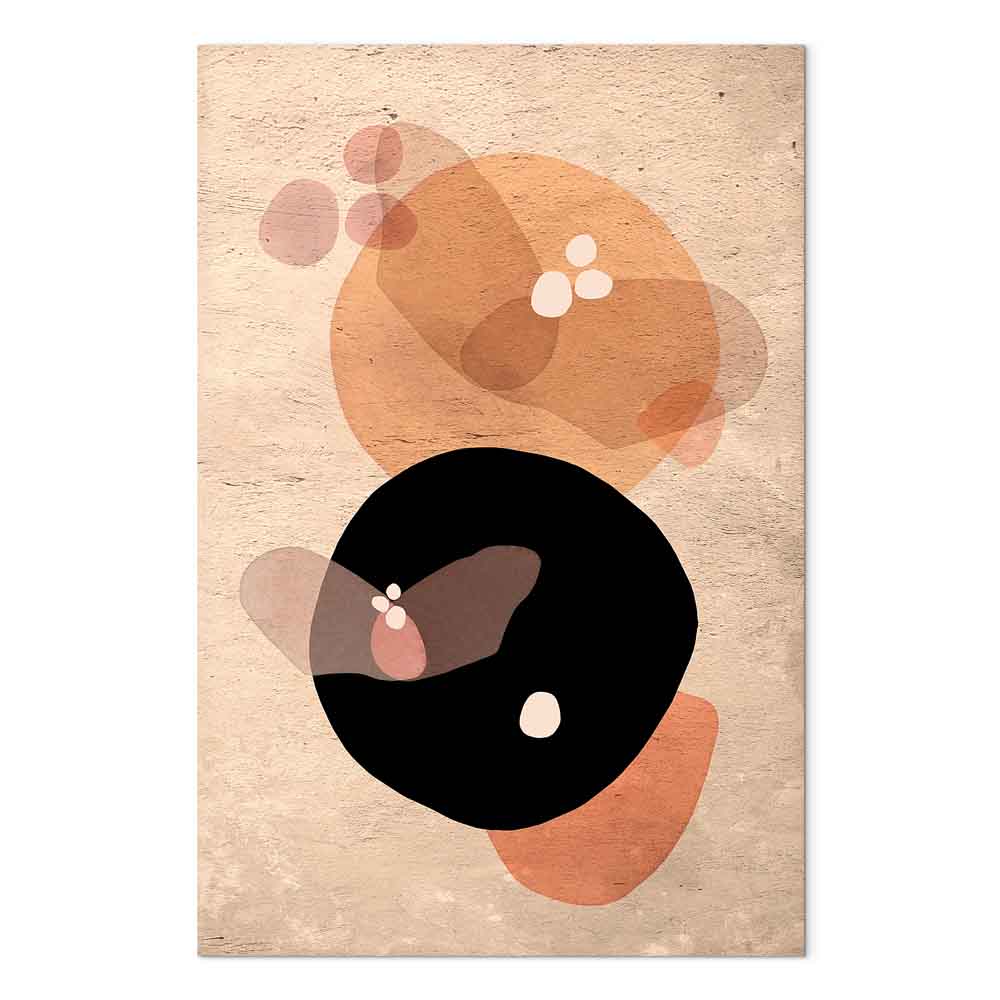 Moon Butterfly Abstract Texture Canvas Print