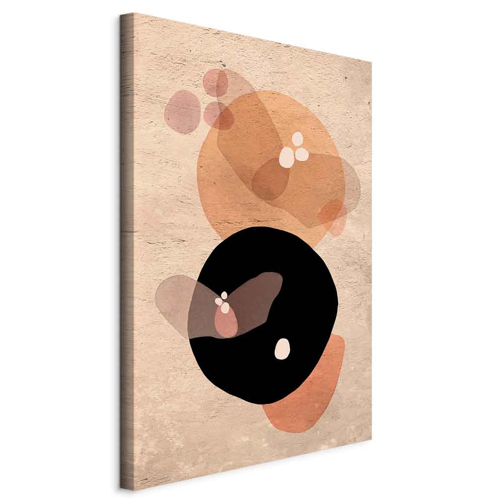 Moon Butterfly Abstract Texture Canvas Print