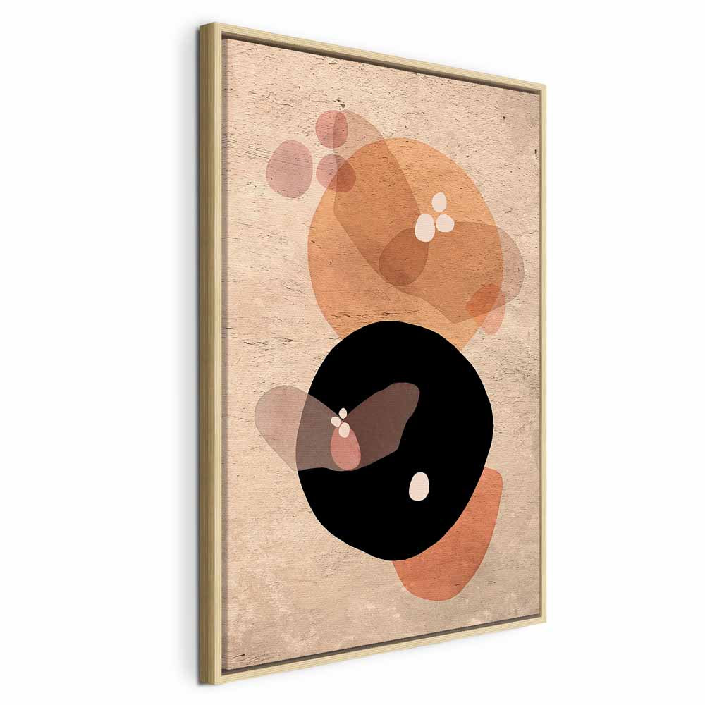 Moon Butterfly Abstract Texture Canvas Print