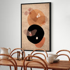Moon Butterfly Abstract Texture Canvas Print