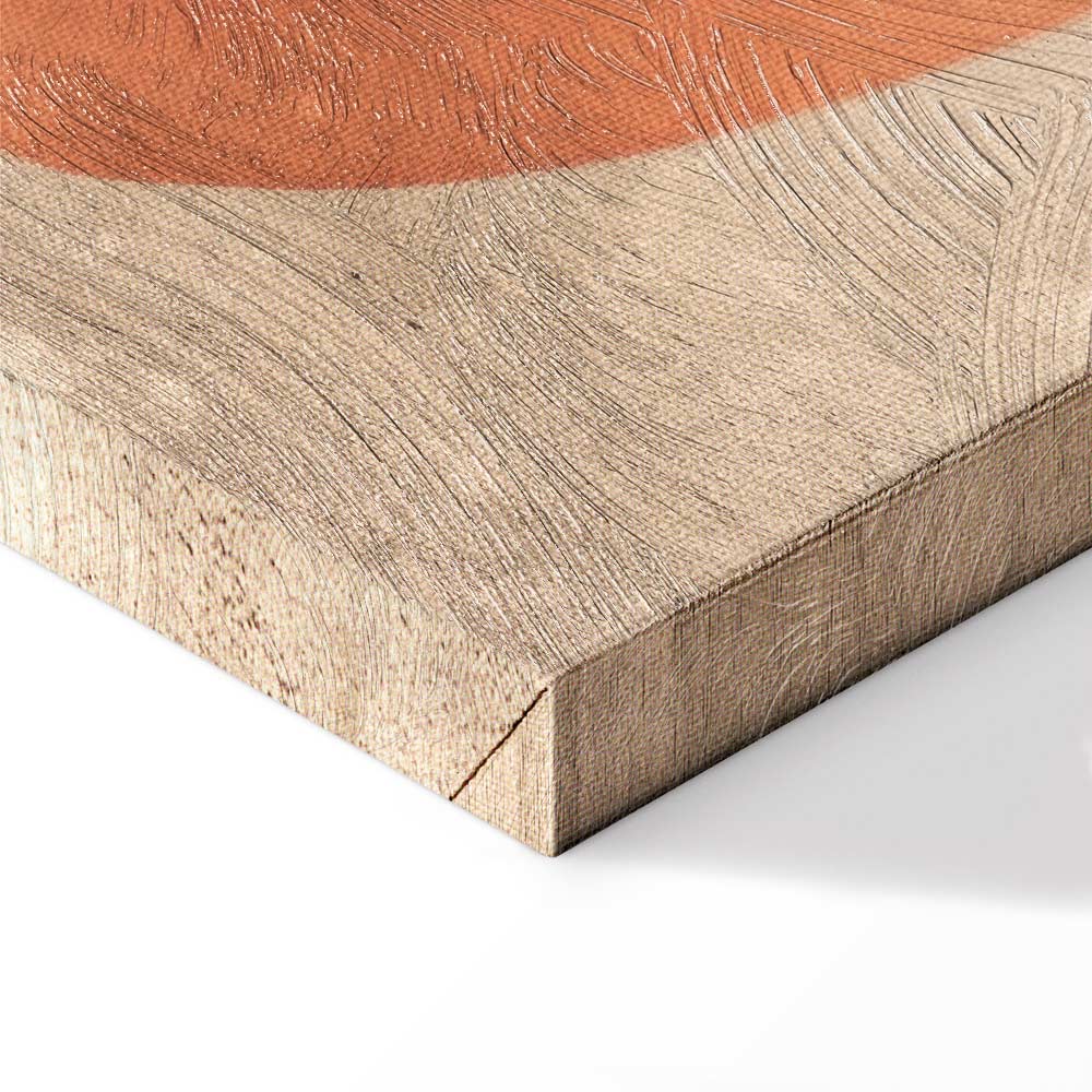 Moon Butterfly Abstract Texture Canvas Print