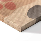 Amber Kaleidoscope Abstract Texture Canvas Print