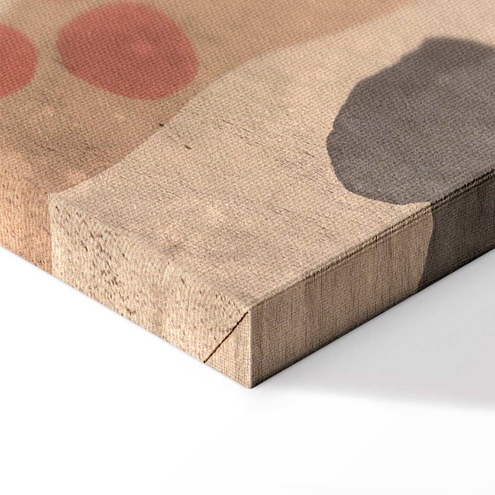 Amber Kaleidoscope Abstract Texture Canvas Print