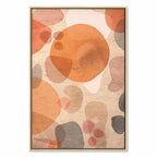 Amber Kaleidoscope Abstract Texture Canvas Print