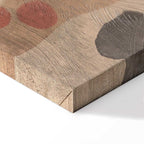 Amber Kaleidoscope Abstract Texture Canvas Print