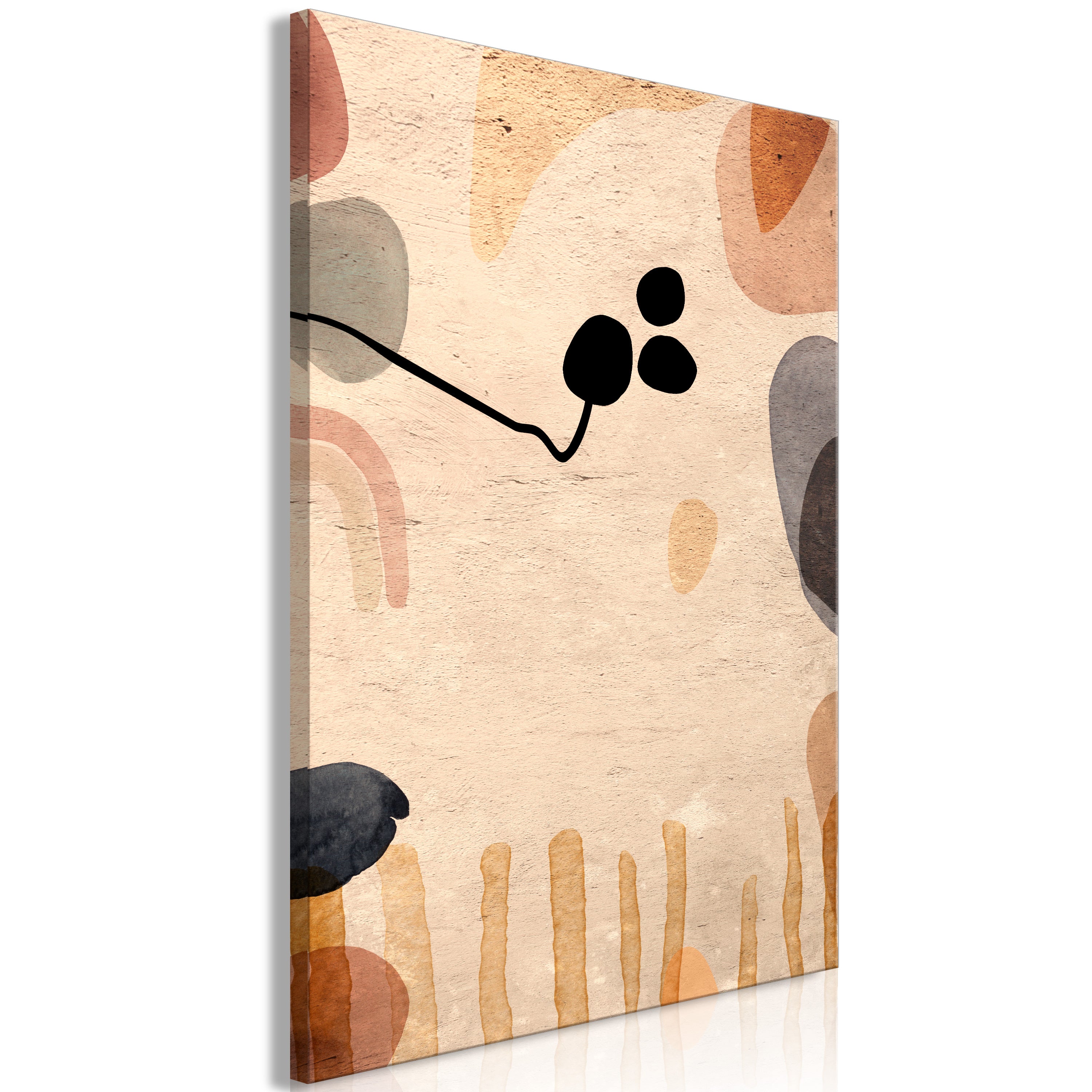 Fruity Autumn Canvas Print with Abstract Design