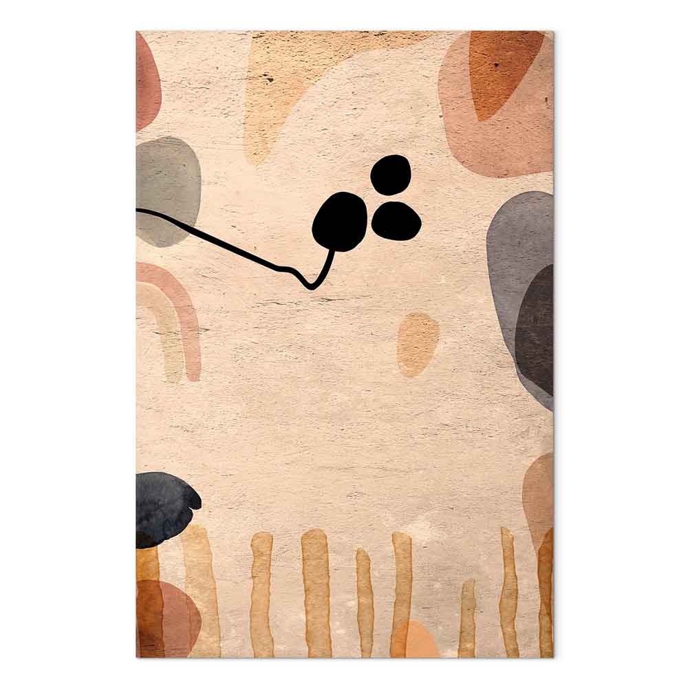 Abstract Autumn Fruits Multicolor Canvas Print