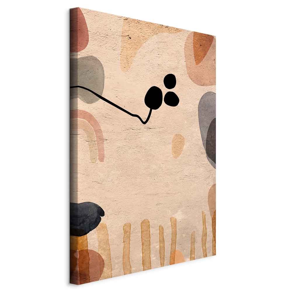 Abstract Autumn Fruits Multicolor Canvas Print