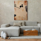 Abstract Autumn Fruits Multicolor Canvas Print