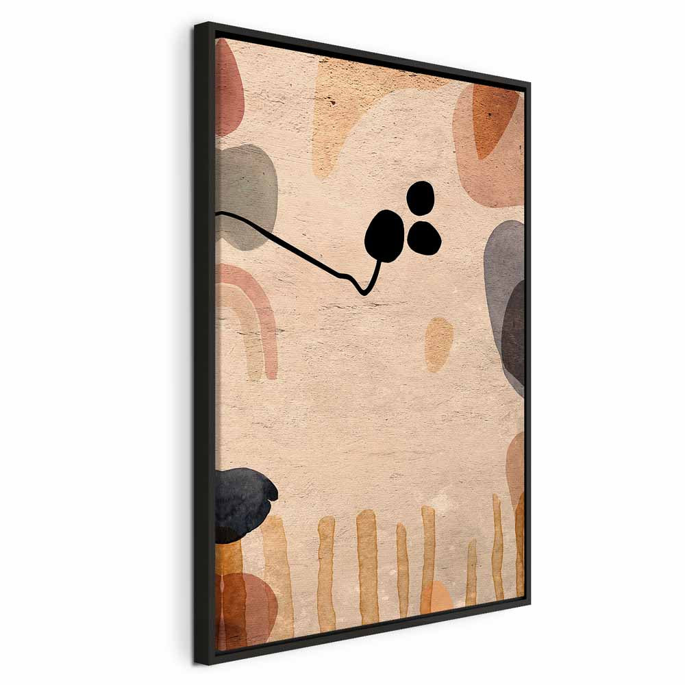 Abstract Autumn Fruits Multicolor Canvas Print