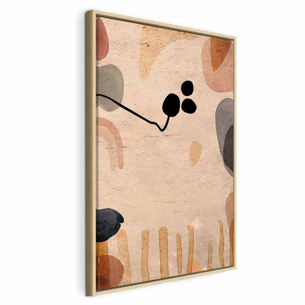 Abstract Autumn Fruits Multicolor Canvas Print