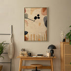 Abstract Autumn Fruits Multicolor Canvas Print