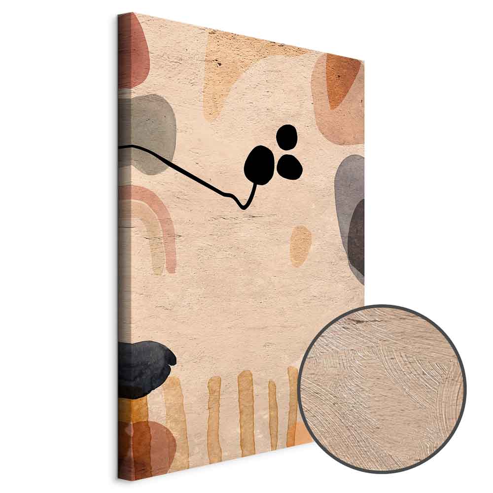 Abstract Autumn Fruits Multicolor Canvas Print