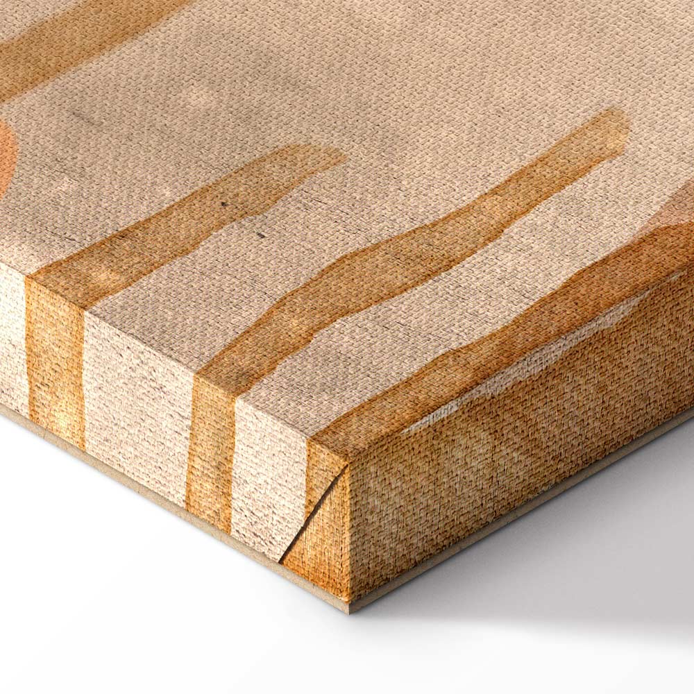 Abstract Autumn Fruits Multicolor Canvas Print