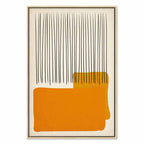 Abstract Rain on the Beach Vertical Canvas Print