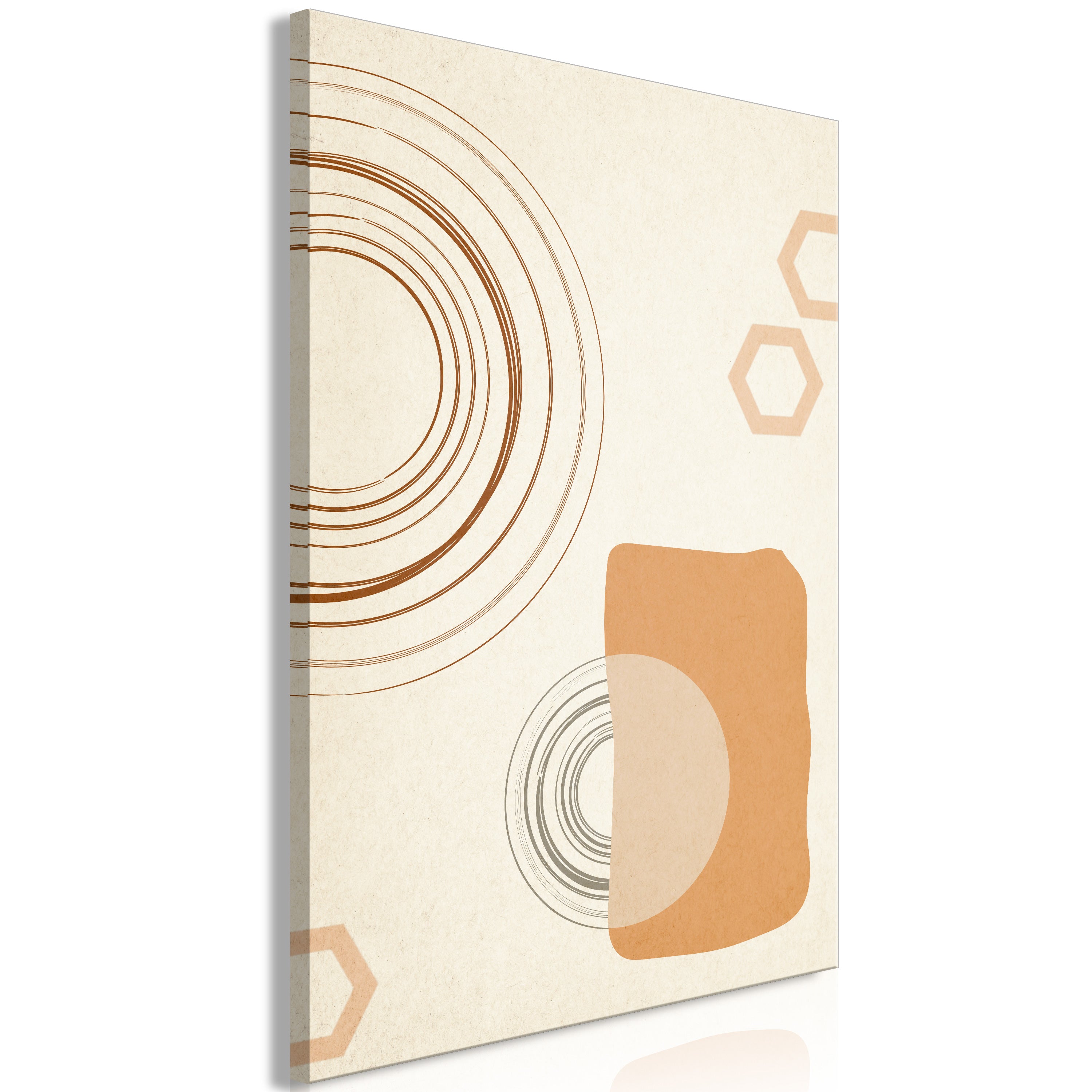 Stylish Canvas Print with Abstract Geometric Design