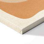 Sand Castles Abstract Geometric Canvas Print