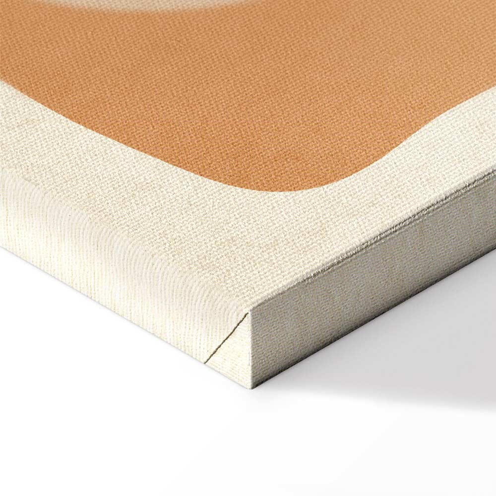 Sand Castles Abstract Geometric Canvas Print