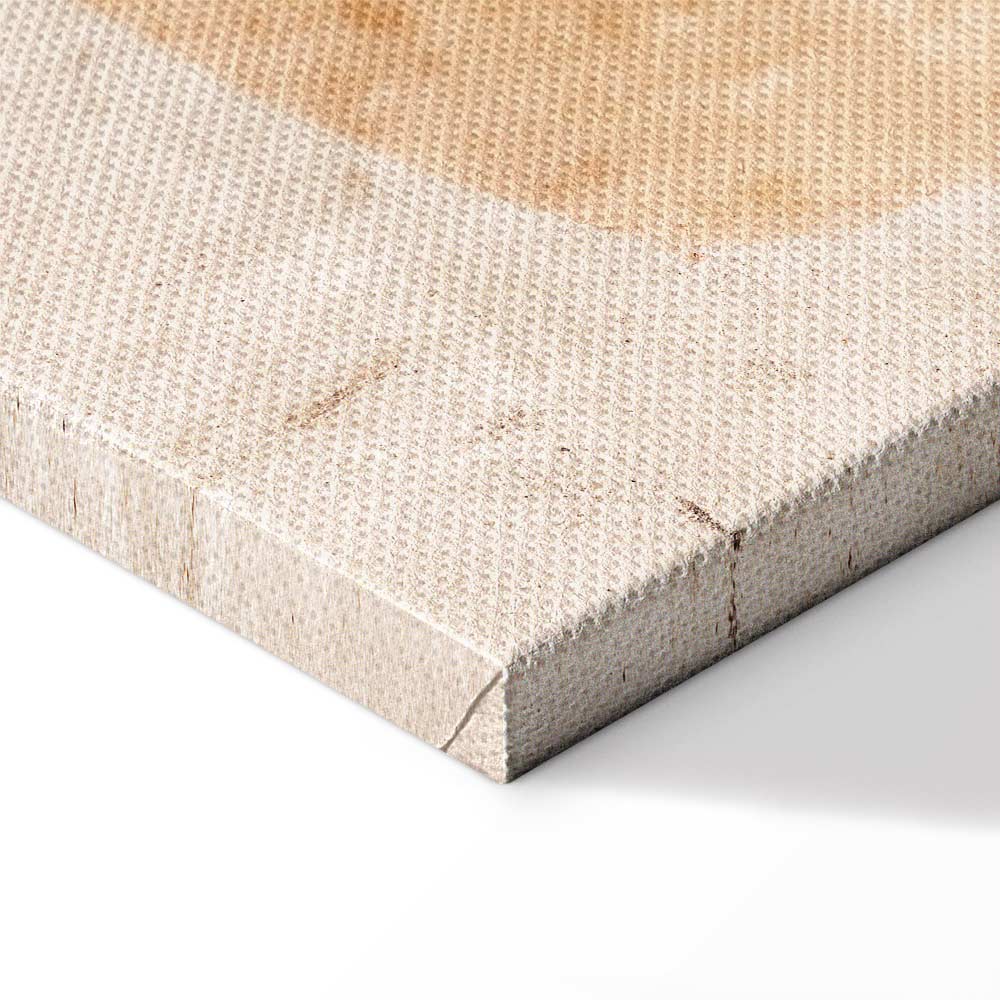 Abstract Circle Texture Vertical Canvas Print