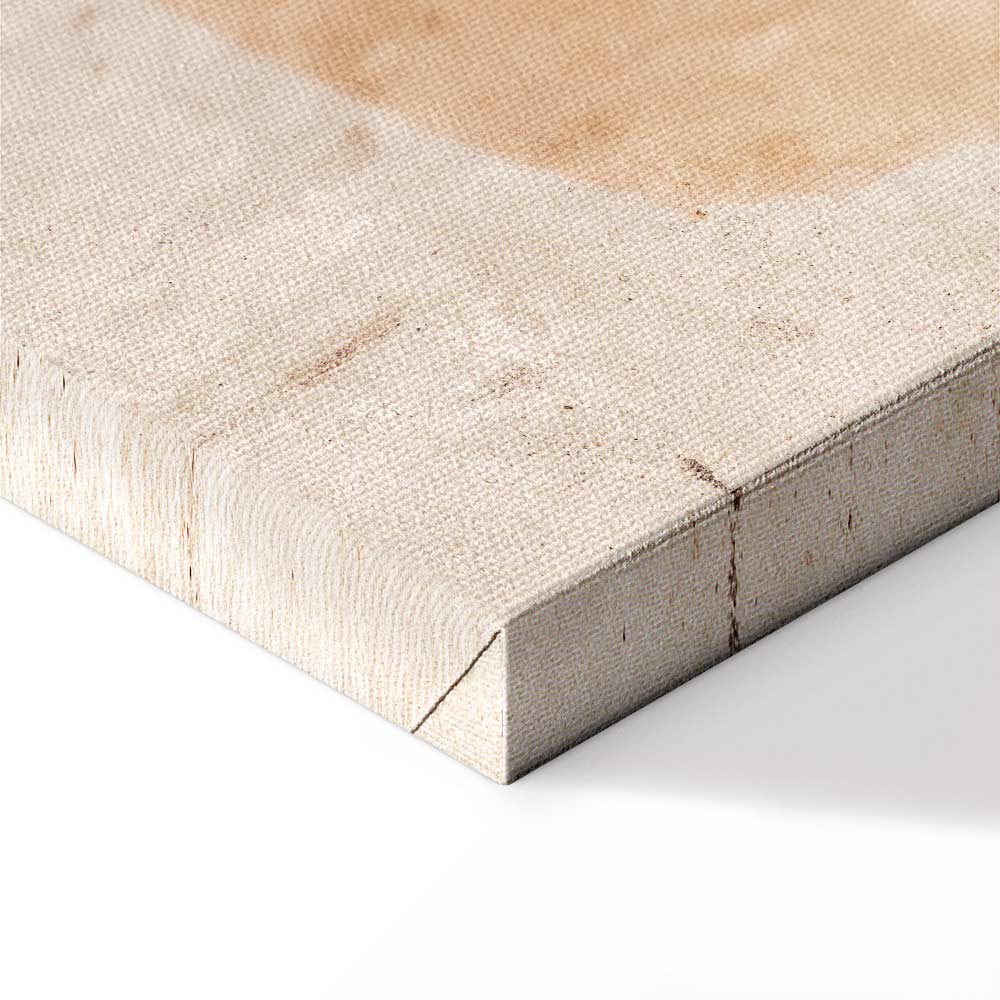 Abstract Circle Texture Vertical Canvas Print