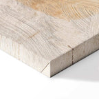 Abstract Circle Texture Vertical Canvas Print