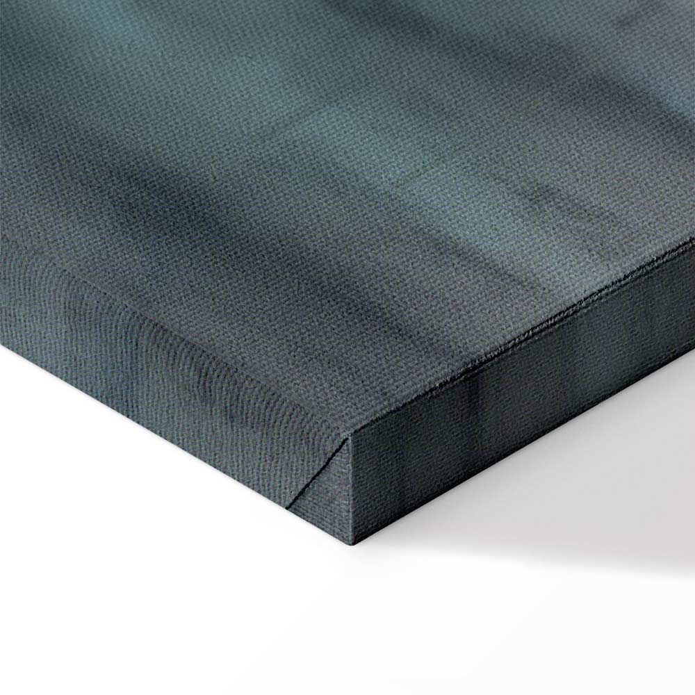 Golden Abstract City Canvas Print