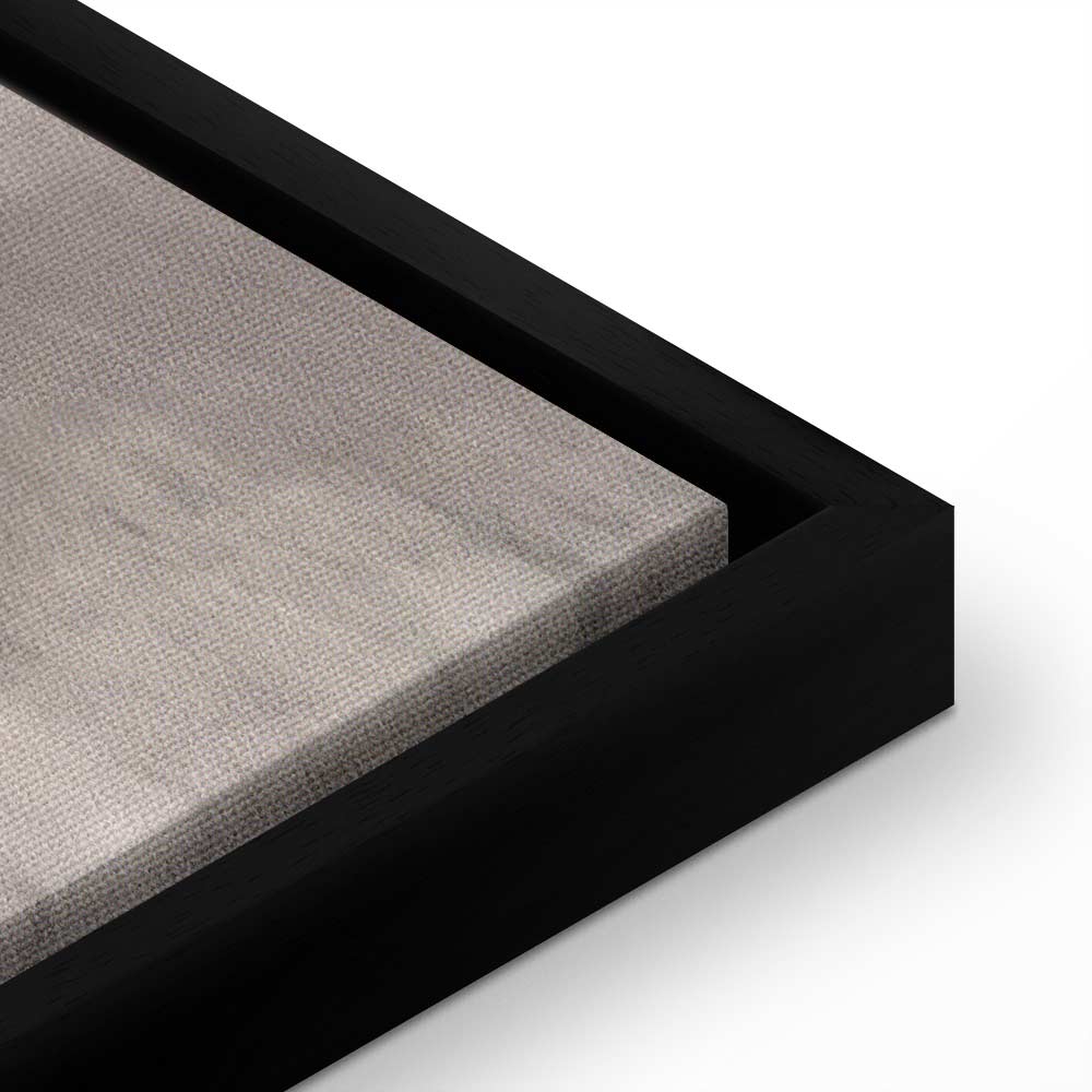 Golden Abstract City Canvas Print