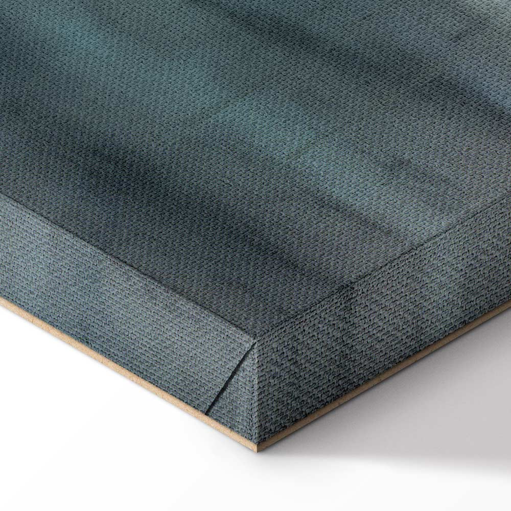 Golden Abstract City Canvas Print