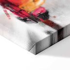 Colourful Abstract Installation Narrow Canvas Print