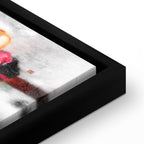 Colourful Abstract Installation Narrow Canvas Print