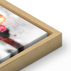 Colourful Abstract Installation Narrow Canvas Print