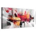 Colourful Abstract Installation Narrow Canvas Print